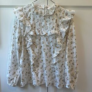 Veronica Beard ruffle top size 6
